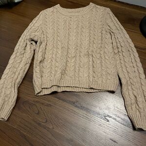 American eagle cable knit sweater